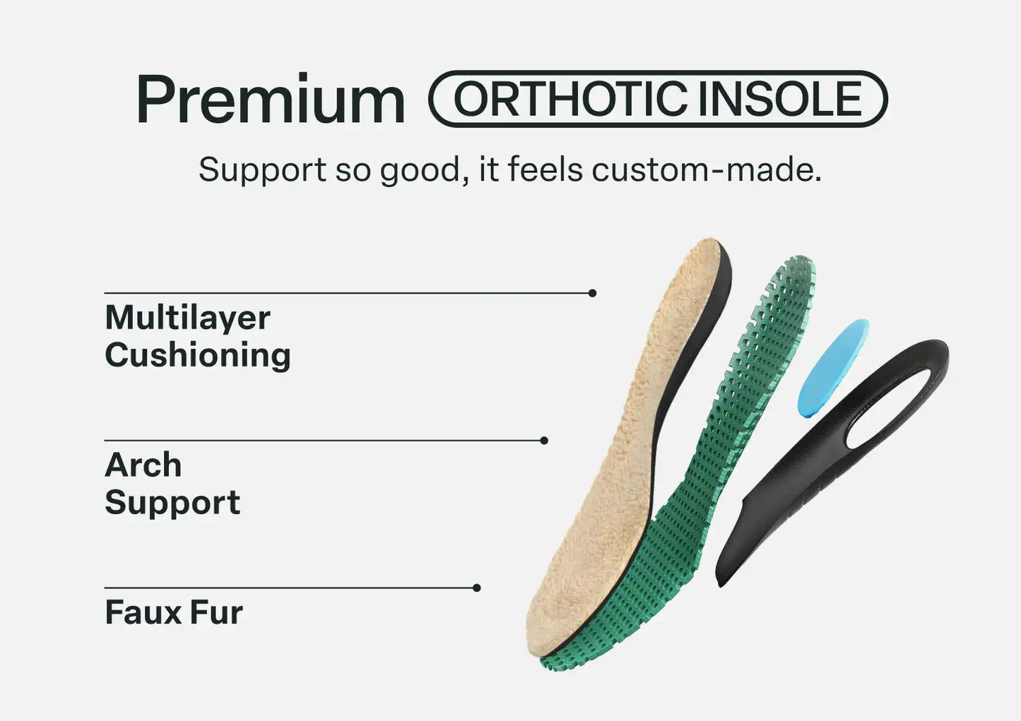 Women's Slipper Insoles - Tan