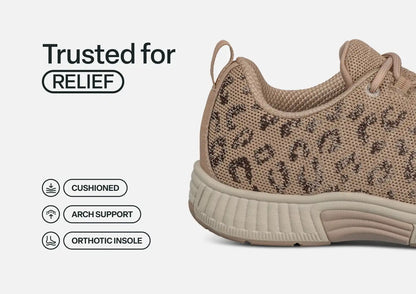 Coral - Beige Leopard