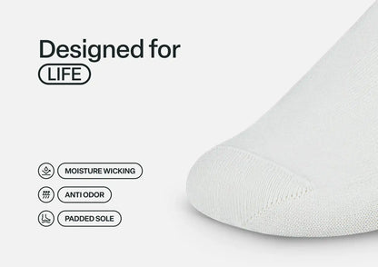 Extra Roomy Diabetic Socks (Thick) - White