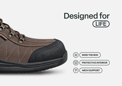 Basalt Work Shoes - Brown