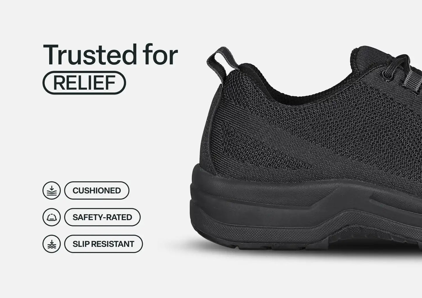 Cobalt Work Shoes - Black
