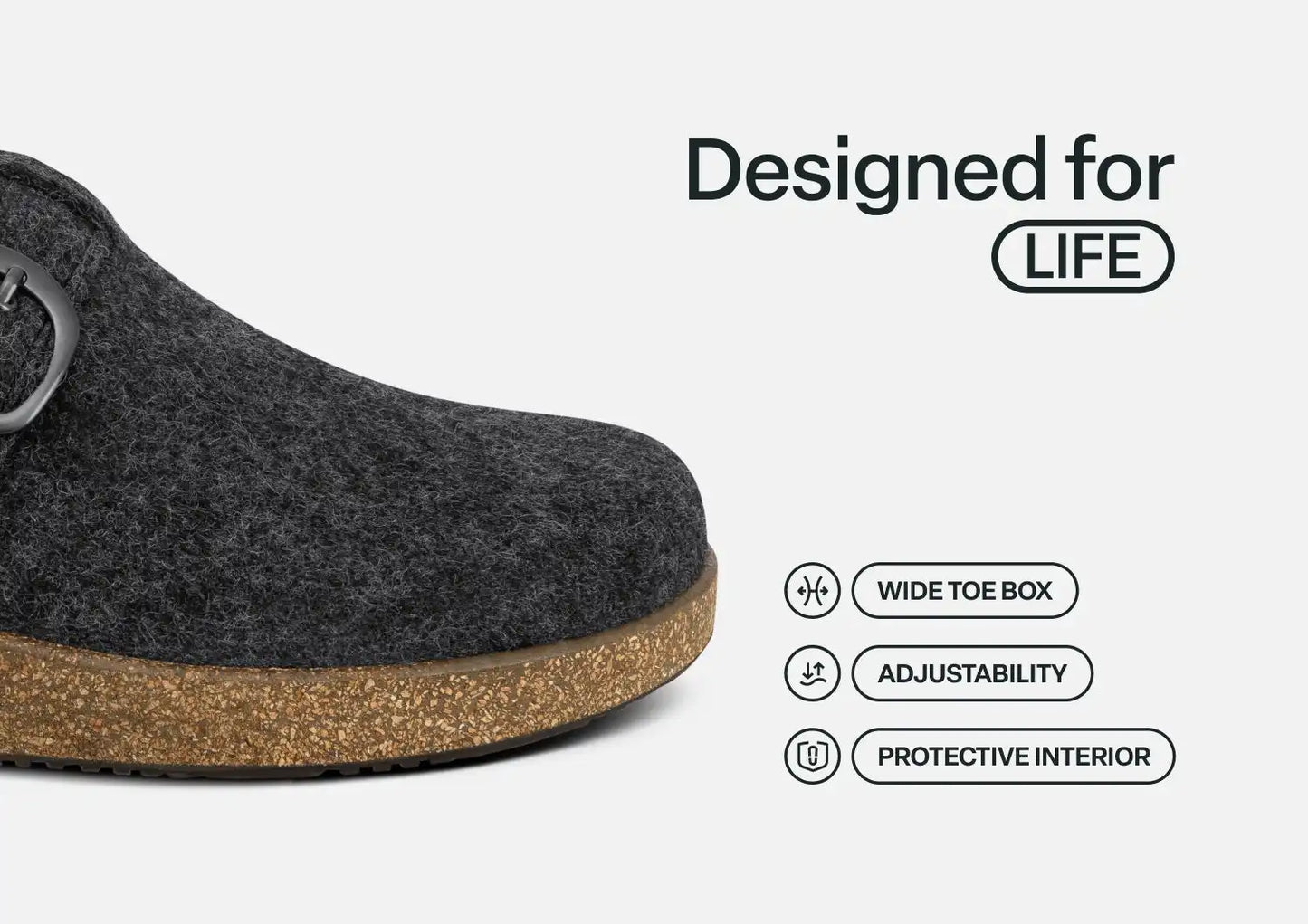 Casey - Charcoal Wool