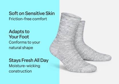 Casual/Dress Socks - Light Gray