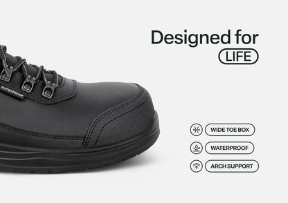 Slate Hands-Free Work Shoes - Black