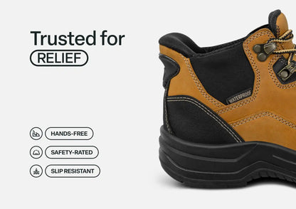 Quartz Hands-Free Work Boots - Wheat