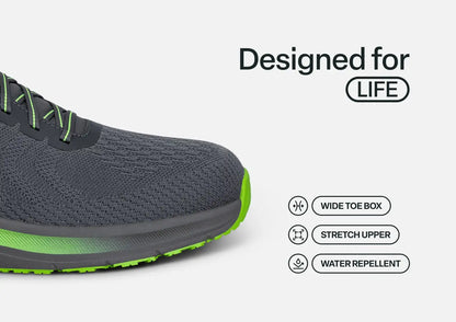 Tilos Hands-Free - Dark Gray/Lime