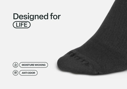 Compression Ankle Socks 20-30 mmHg - Black