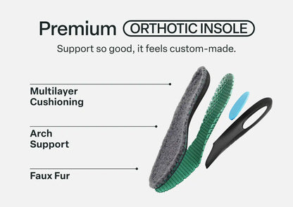 Men's Slipper Insoles - Gray