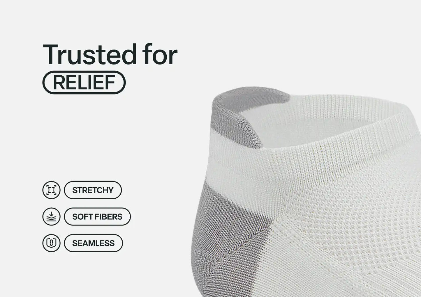 BioSoft Low Cut Sock - White