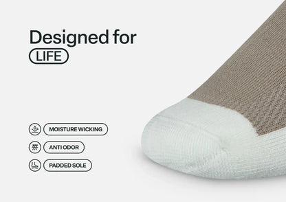 Casual/Dress Diabetic Socks - Brown