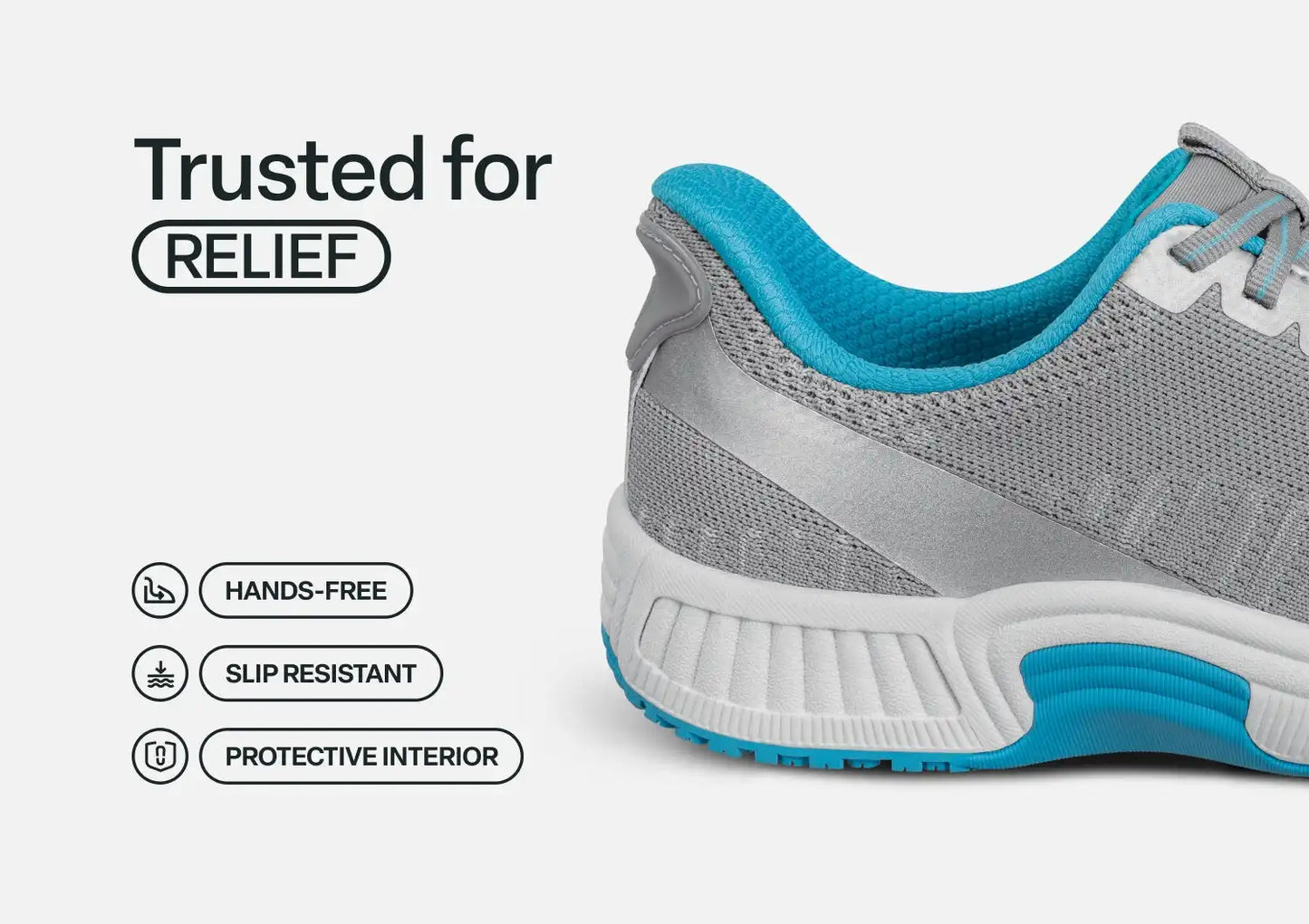 Kita Hands-Free - Gray/Turquoise