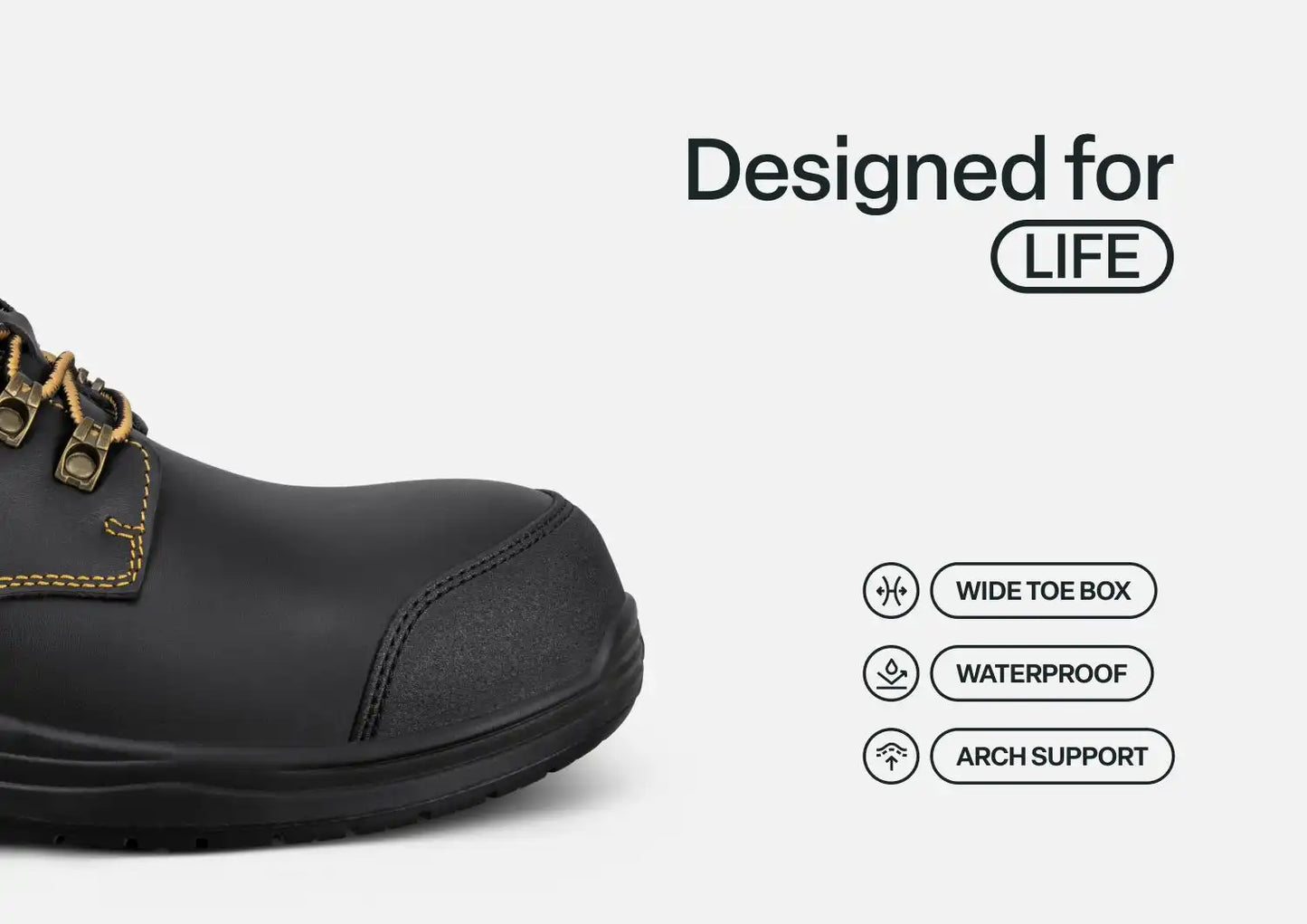 Granite Work Boots - Black